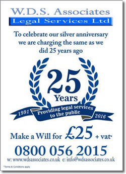 Download and offer your clients a Will for £25 + VAT