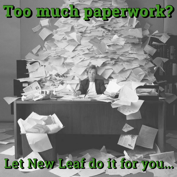 Too much paperwork?