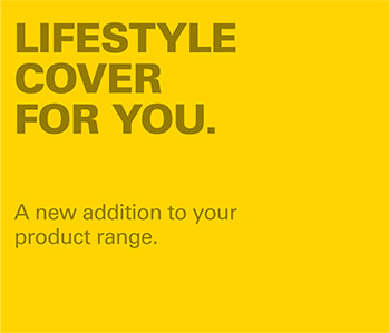 Lifestyle cover for you. A new addition to your product range.
