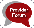 Provider Forum