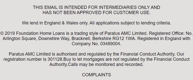 INTERMEDIARIES ONLY